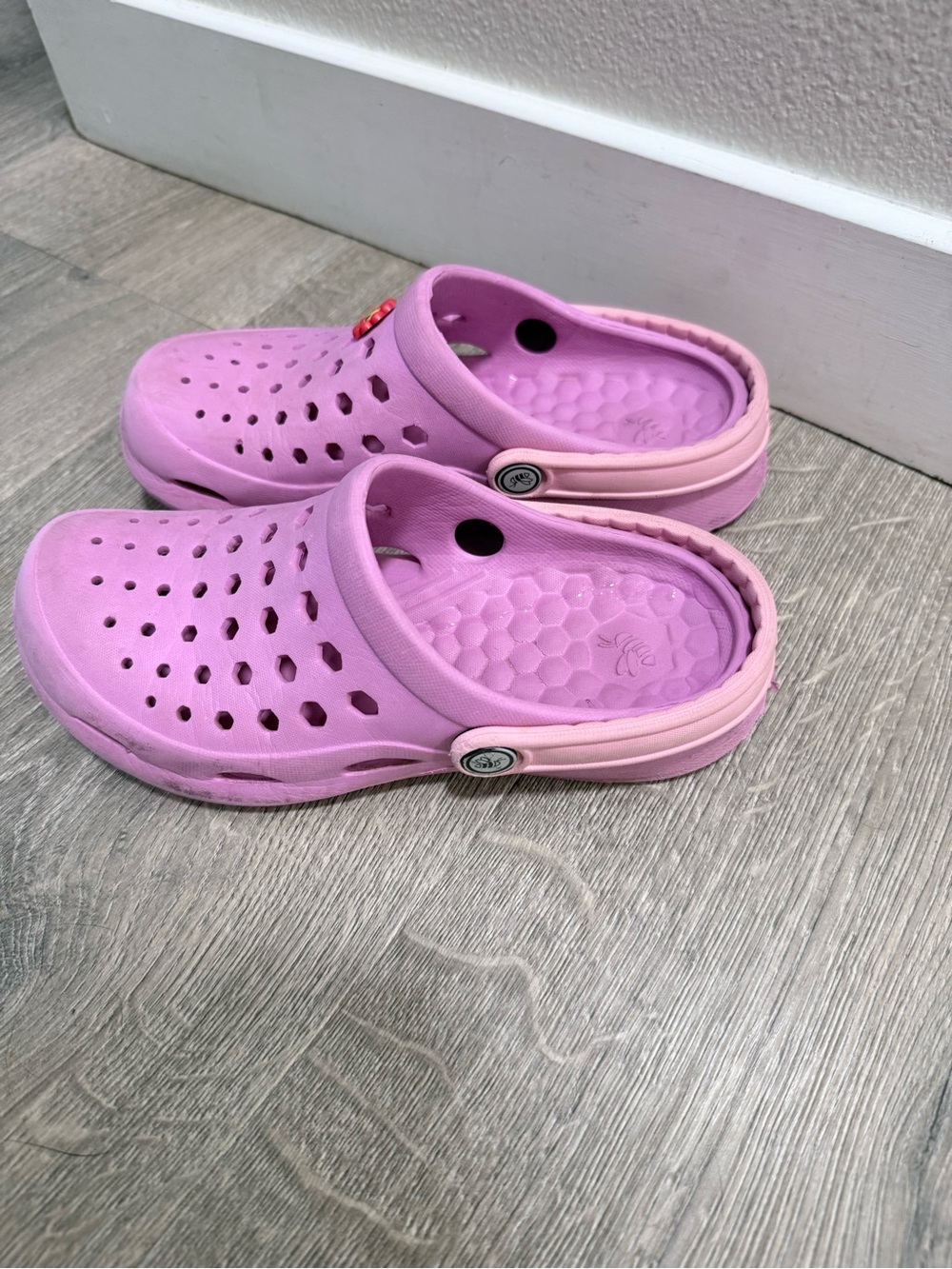 Joybees kids Pink Lightweight Slip-On Clogs